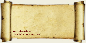 Vuk Karadžić vizit kartica